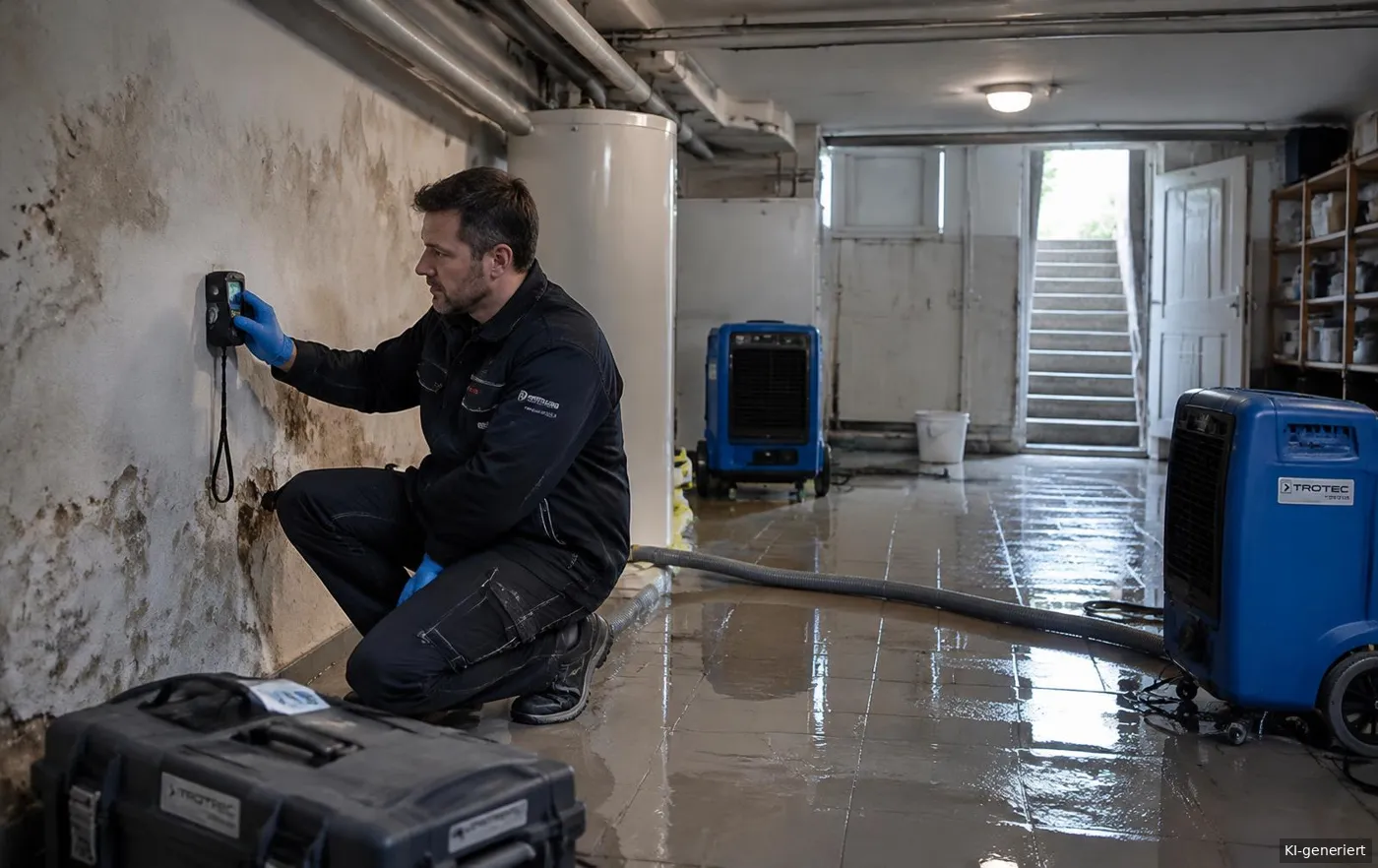 brandundwasserschaden.at – Wasserschaden-Sanierung in Wien: Feuchtemessung und Bautrockner im Keller